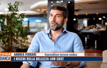 Andrea Ferrari a Zona Bianca su Rete 4: il turismo medico in Albania e il ruolo del Medical Travel Advisor