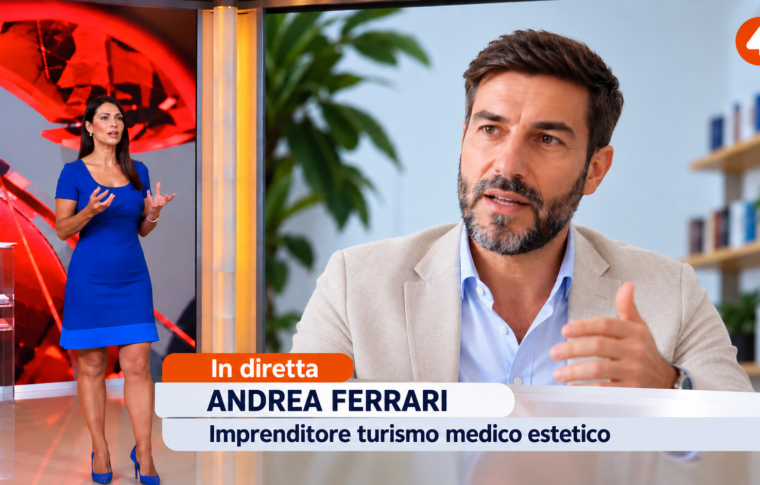 Andrea Ferrari a Diario del Giorno su Rete 4: turismo medico e chirurgia estetica all’estero